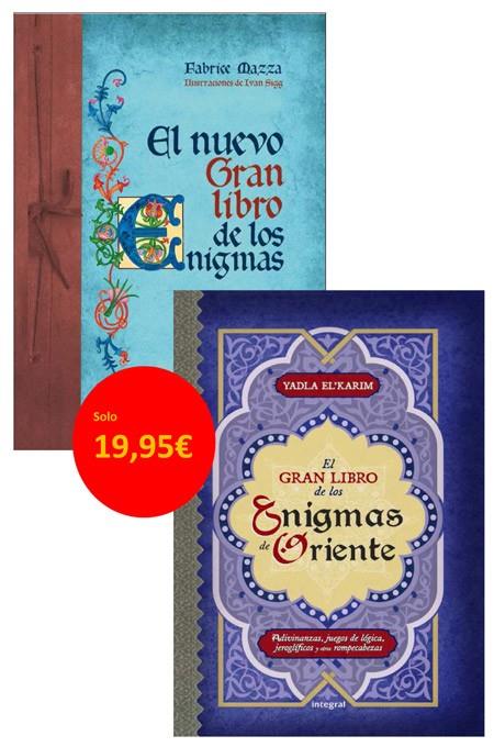 PACK EL NUEVO GRAN LIBRO DE LOS ENIGMAS + EL GRAN LIBRO DE LOS ENIGMAS DE ORIENT | 9788490560945 | MAZZA , FABRICE