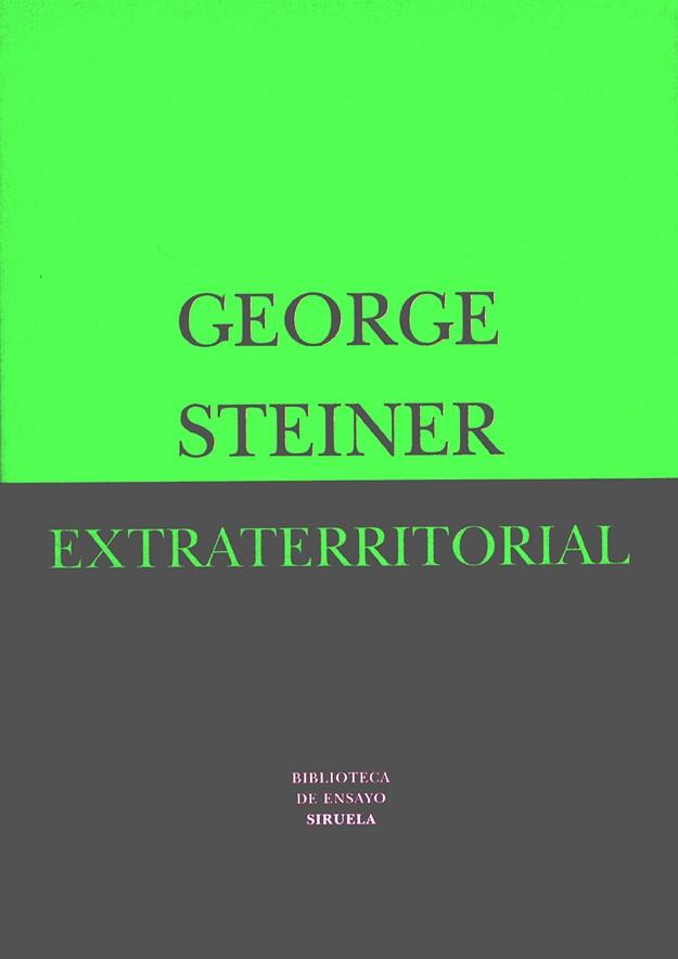 EXTRATERRITORIAL | 9788478446247 | STEINER, GEORGES