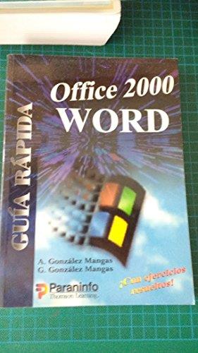 OFFICE 2000 WORD | 9788428326087 | GONZALEZ MANGAS, A./ GONZALEZ MANGAS, G.