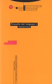 FILOSOFIA DEL LENGUAJE I. SEMANTICA | 9788481642452 | ACERO, JUAN JOSE