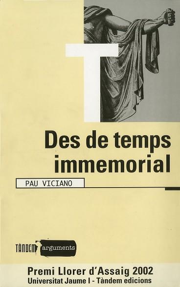 DES DE TEMPS IMMEMORIAL | 9788481314519 | VICIANO, PAU