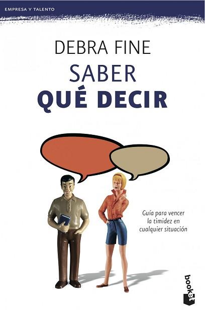 SABER QUÉ DECIR | 9788499982342 | DEBRA FINE