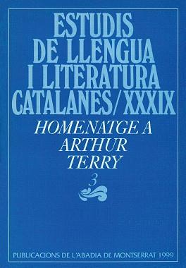 ESTUDIS DE LLENGUA I LITERATURA CATALANES/ XXXIX | 9788484151203 | VARIOS AUTORES