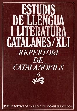 REPERTORI DE CATALANOFILS/6 | 9788484152569 | VARIOS AUTORES