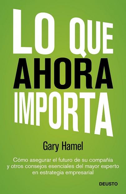 LO QUE IMPORTA AHORA | 9788423409143 | HAMEL, GARY