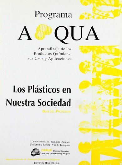 PLASTICOS EN NUESTRA SOCIEDAD. GUIA PROFESOR | 9788429175714 | APQUA