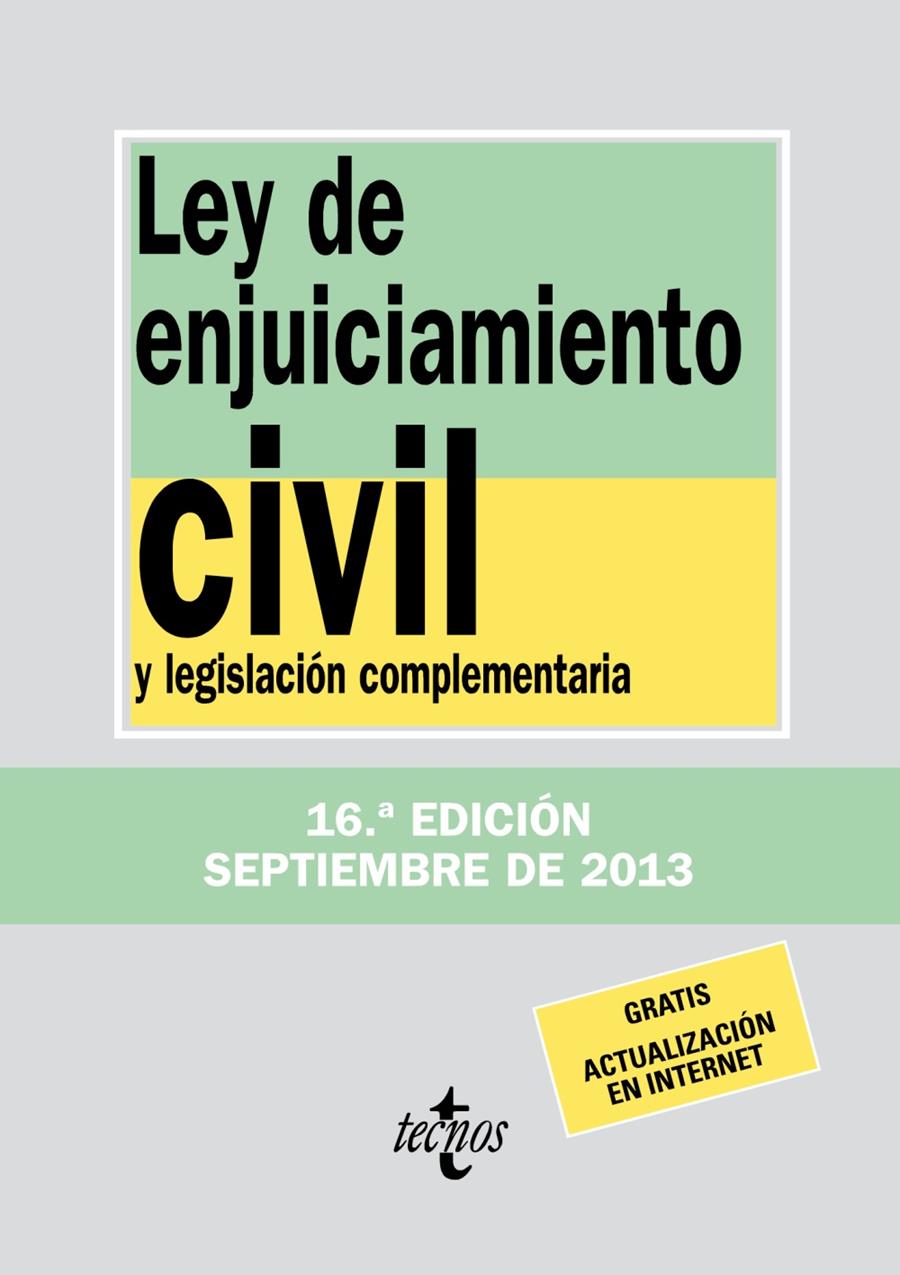 LEY DE ENJUICIAMIENTO CIVIL | 9788430958641 | EDITORIAL TECNOS