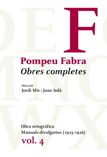 OBRES COMPLETES | 9788484374992 | FABRA, POMPEU