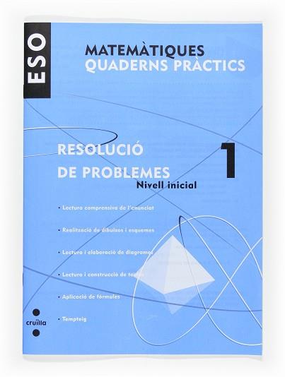 RESOLUCIO DE PROBLEMES 1 QUADERNS PRACTICS | 9788466116824 | MARRASÉ PEÑA, JOSEP MANEL