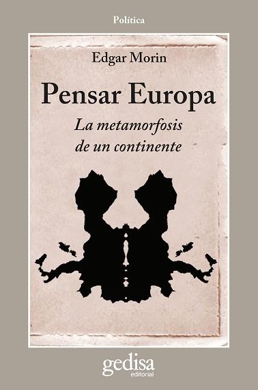 PENSAR EUROPA | 9788474323009 | MORIN, EDGAR