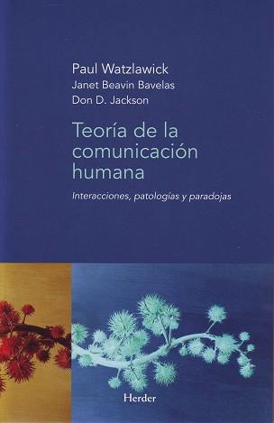 TEORIA DE LA COMUNICACION HUMANA | 9788425412059 | WATZLAWICK, PAUL