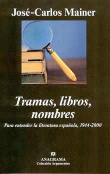 TRAMAS, LIBROS, NOMBRES | 9788433962287 | MAINER, JOSE CARLOS