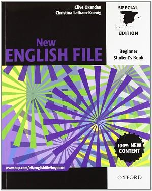 NEW ENGLISH FILE BEG SB+WB W/O MROM PK | 9780194594677 | OXENDEN, CLIVE/ LATHAM KOENIG, CHRISTINA