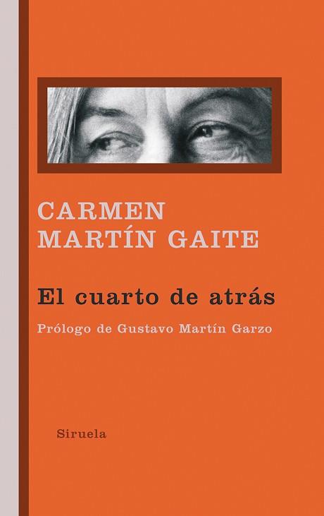 CUARTO DE ATRAS LT-276 | 9788498412635 | MARTIN GAITE, CARMEN