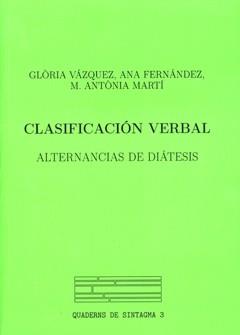 CLASIFICACION VERBAL | 9788484090670 | VAZQUEZ, G./ FERNANDEZ, A./ MARTI, M.A.