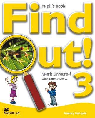 FIND OUT 3 STUDENT BOOK | 9781405078276 | ORMEROD, M.