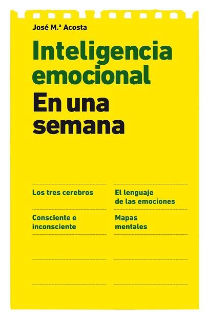 INTELIGENCIA EMOCIONAL EN UNA SEMANA | 9788498751673 | ACOSTA, JOSÉ Mª