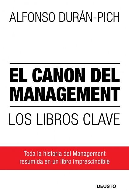 EL CANON DEL MANAGEMENT | 9788423427857 | DURÁN-PICH, ALFONSO