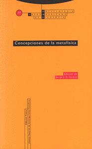 CONCEPCIONES DE LA METAFISICA | 9788481642766 | GRACIA, JORGE J.