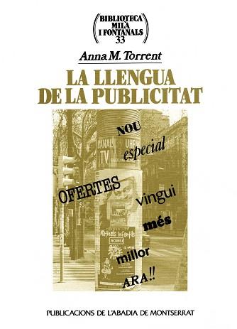 LLENGUA DE LA PUBLICITAT, LA | 9788484151159 | TORRENT, ANNA M.