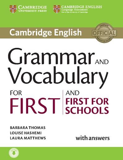 GRAMMAR AND VOCABULARY FOR FIRST AND FIRST WA | 9781107481060 | THOMAS,BARBARA/HASHEMI,LOUISE/MATTHEWS,LAURA