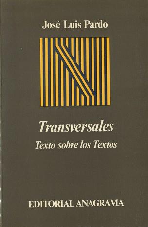 TRANSVERSALES | 9788433900487 | PARDO, JOSÉ LUIS