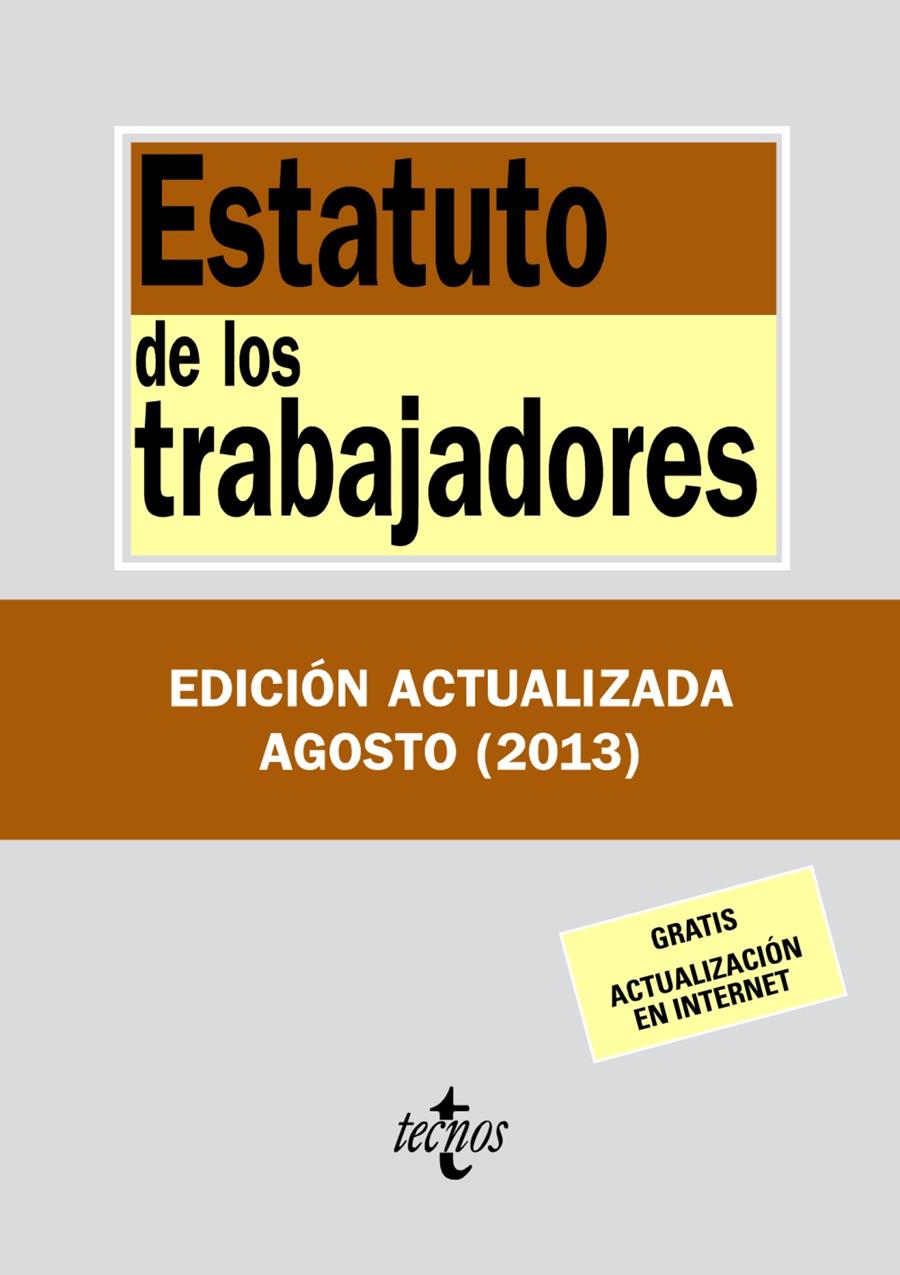 ESTATUTO DE LOS TRABAJADORES | 9788430958719 | EDITORIAL TECNOS