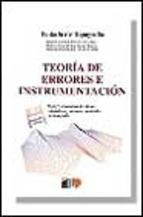 TEORIA DE ERRORES E INSTRUMENTACION | 9788428323086 | CHUECA, M./ HERRAEZ, J./ BERNE, J.L.