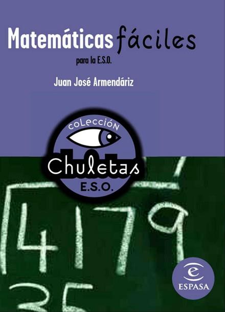 MATEMATICAS FACILES PARA LA ESO | 9788467027778 | ARMENDÁRIZ, JUAN JOSÉ