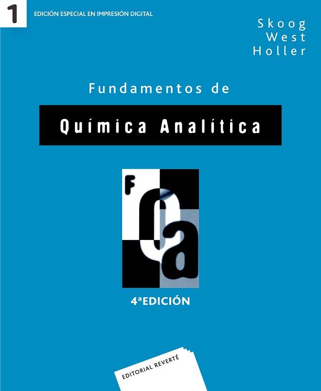 FUNDAMENTOS DE QUIMICA ANALITICA 1 | 9788429175547 | SKOOG/ WEST / HOLLER