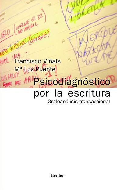 PSICODIAGNOSTICO POR LA ESCRITURA | 9788425421129 | VI¥ALS, FRANCISCO / PUENTE, M¦ LUZ