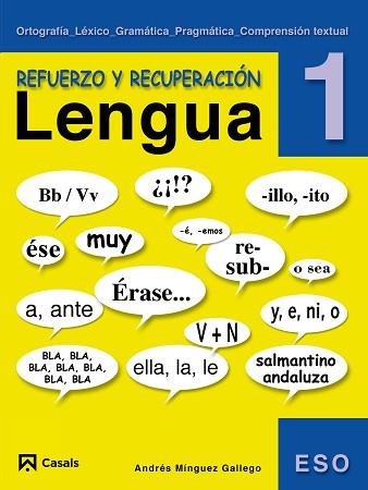 REFUERZO DE LENGUA 1ESO (REPASA Y APRUEBA) EDICION LOE | 9788421836613 | MÍNGUEZ GALLEGO, ANDRÉS