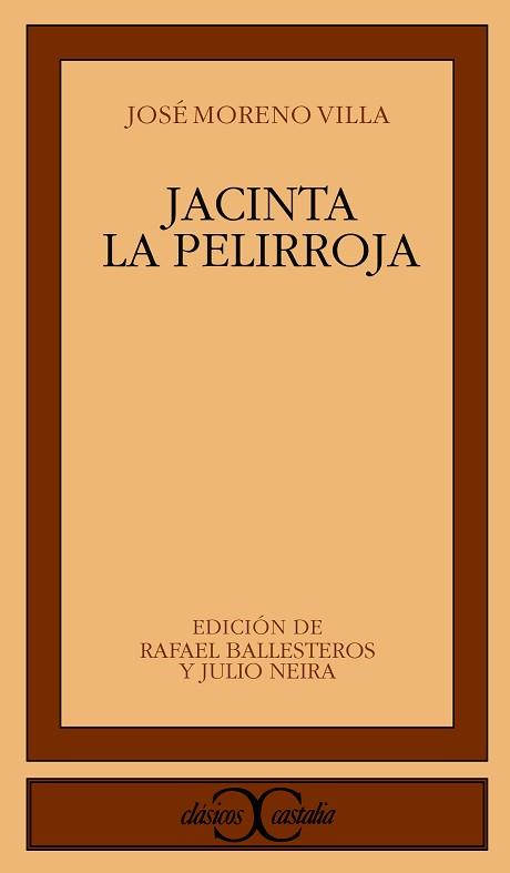 JACINTA LA PELIRROJA | 9788470398674 | MORENO VILLA, JOS