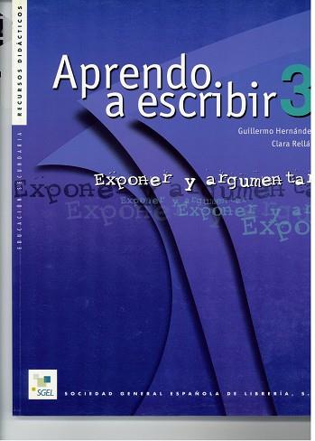 APREND0 A ESCRIBIR 3 | 9788471437709 | HERNÁNDEZ, GUILLERMO/RELLÁN, CLARA