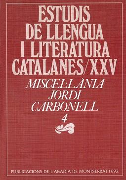 MISCEL.LANIA JORDI CARBONELL 4 | 9788478263608 | VARIOS AUTORES