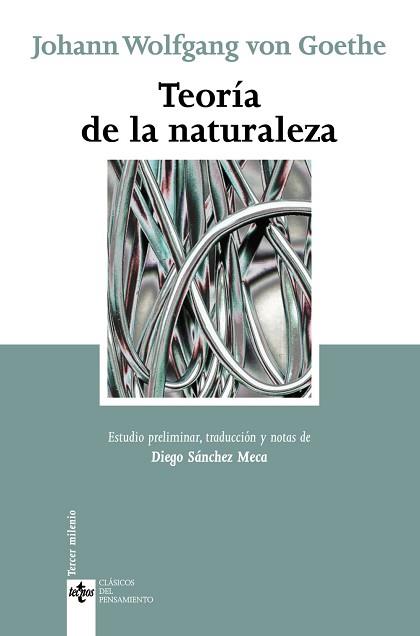 TEORIA DE LA NATURALEZA | 9788430944972 | GOETHE, JOHANN WOLFGANG VON (1749-1832)