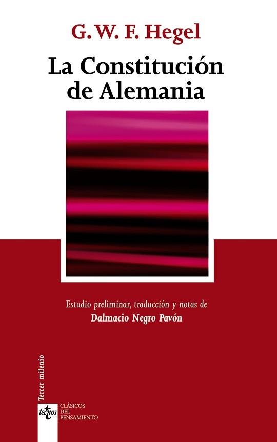 CONSTITUCIÓN DE ALEMANIA | 9788430950300 | HEGEL, G.W.F.