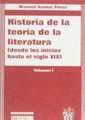 HISTORIA DE LA TEORÍA DE LA LITERATURA I. DESDE LOS INICIOS HASTA EL SIGLO XIX | 9788480027120 | MANUEL ASENSI PÉREZ